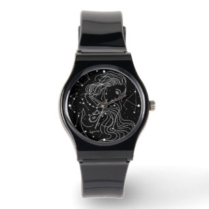 Vattumannens flickas stjärntecken armbandsur