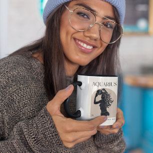 Vattumannens mugg Feminint astrologiskt present