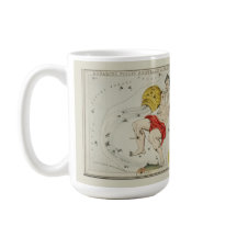 Vattumannens stjärntecken Antik Astronomisk Karta