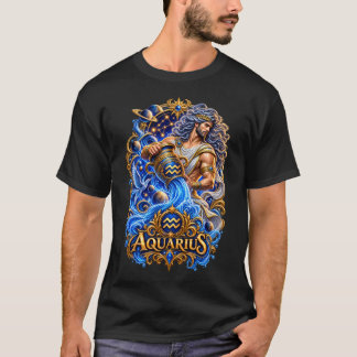 Vattumannens stjärntecken Vattumannen – Celestial T Shirt