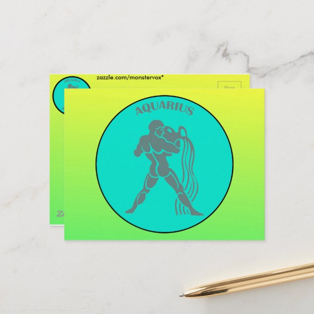 Vattumannens vykort (Fram/Back In Situ)