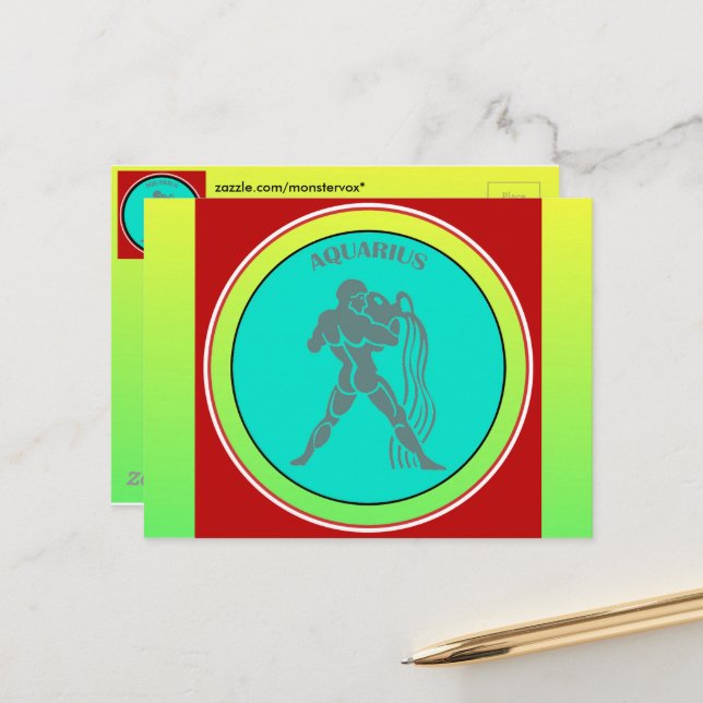 Vattumannens vykort (Fram/Back In Situ)