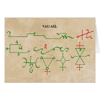 vau-ael hälsningskort
