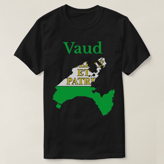 Vaud Canton Schweiz T Shirt (Design framsida)