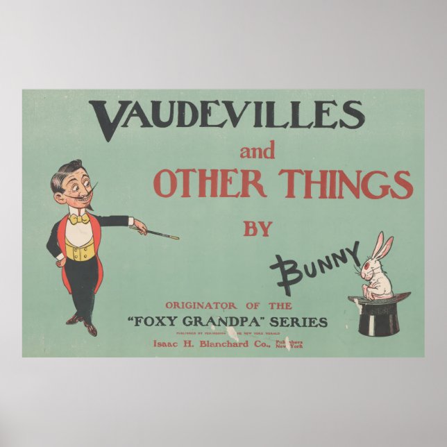 Vaudeville och Annan Sak av Rupert Bunny Poster (Framsidan)