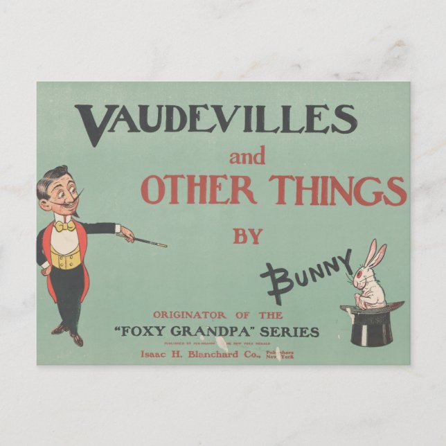 Vaudeville och Annan Sak av Rupert Bunny Vykort (Framsida)