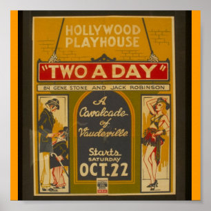 Vaudeville poster-WPA-Cavalcade Poster