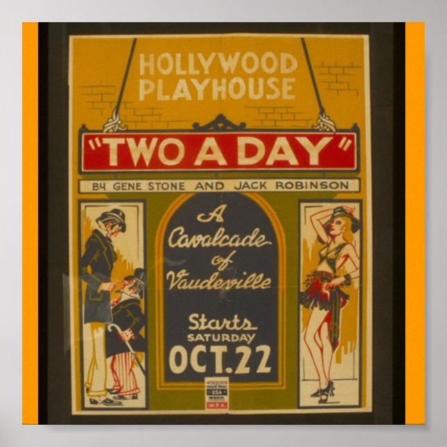 Vaudeville poster-WPA-Cavalcade Poster (Framsidan)