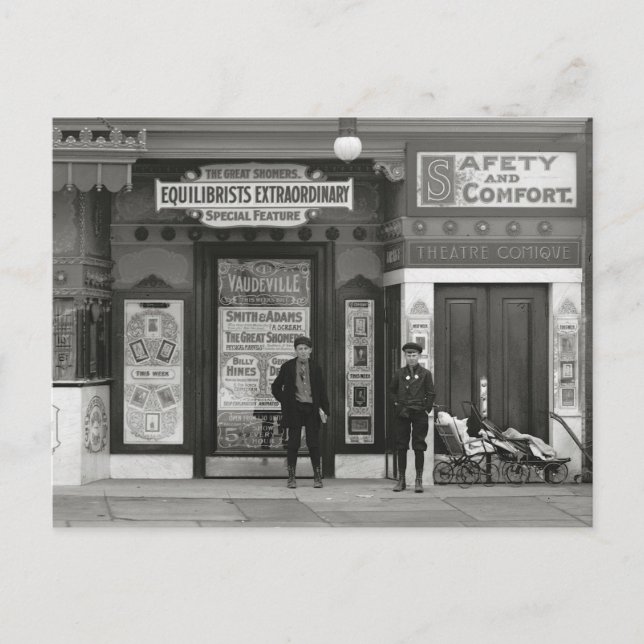 Vaudeville Theater, 1910 Vykort (Framsida)