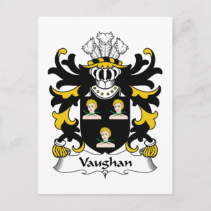 Vaughan Family Crest Vykort