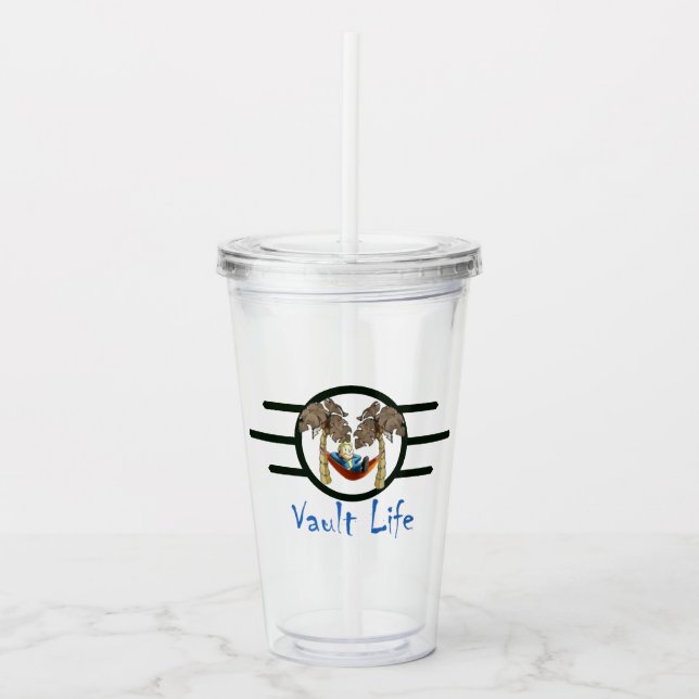 Vault Life Tumbler Take Away Mugg (Framsida)