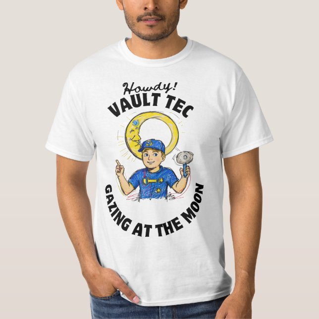 Vault Tec-design T Shirt (Framsida)