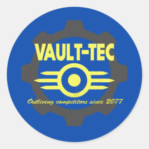 Vault-Tec - Utomliga konkurrenter Runt Klistermärke