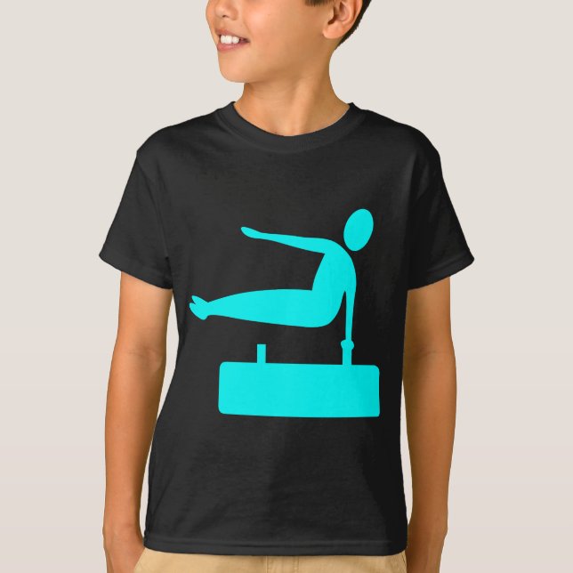 Vaulting Figur - Cyan Tröja (Framsida)