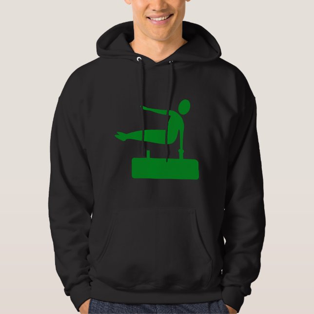 Vaulting Figur - Grass Grönt Sweatshirt (Framsida)