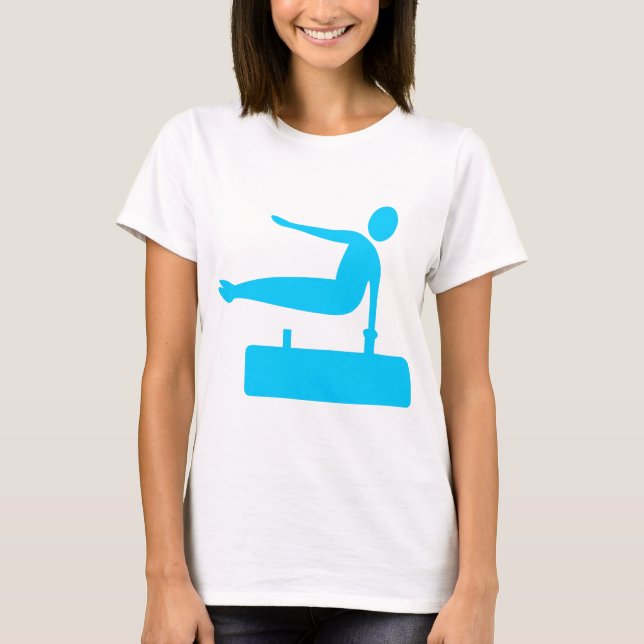 Vaulting Figur - Himlar Blue T-shirt (Framsida)