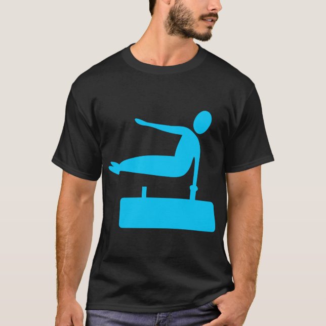 Vaulting Figur - Himlar Blue T-shirt (Framsida)
