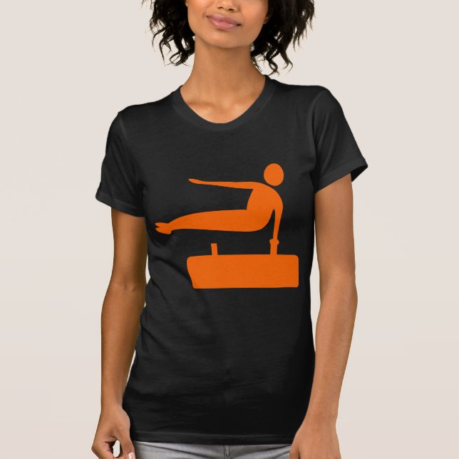 Vaulting Figur - Orange T-shirt (Framsida)