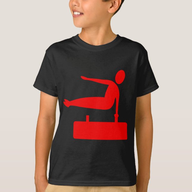 Vaulting Figur - Red T-shirt (Framsida)