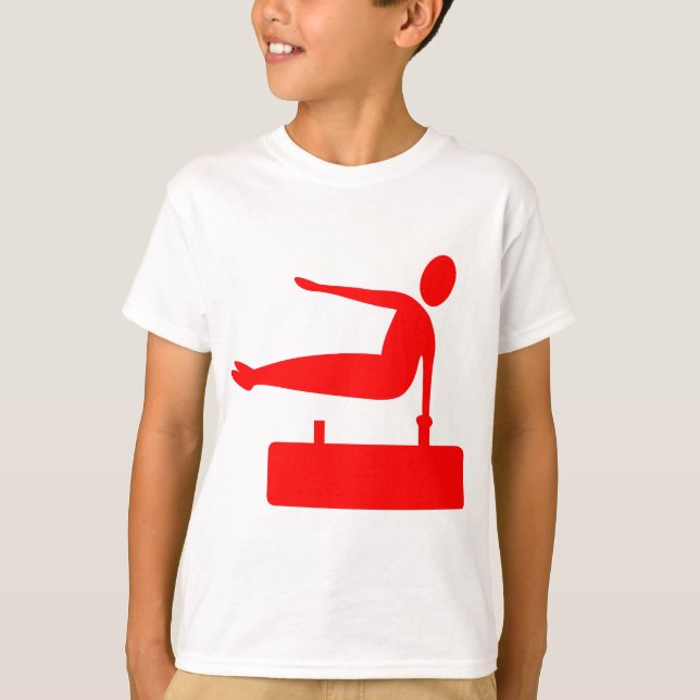 Vaulting Figur - Red T Shirt (Framsida)
