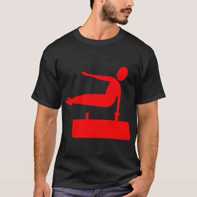 Vaulting Figur - Red T-shirt (Framsida)