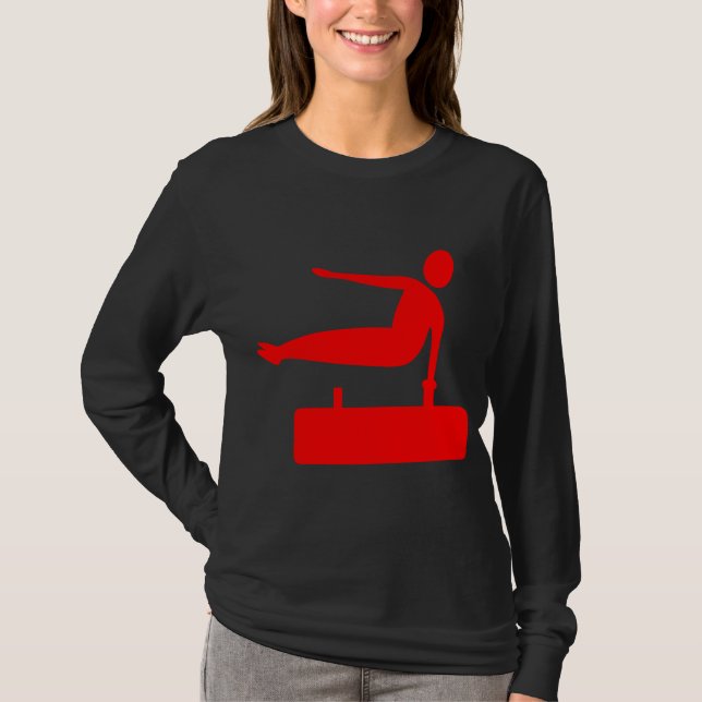 Vaulting Figur - Red Tee Shirt (Framsida)