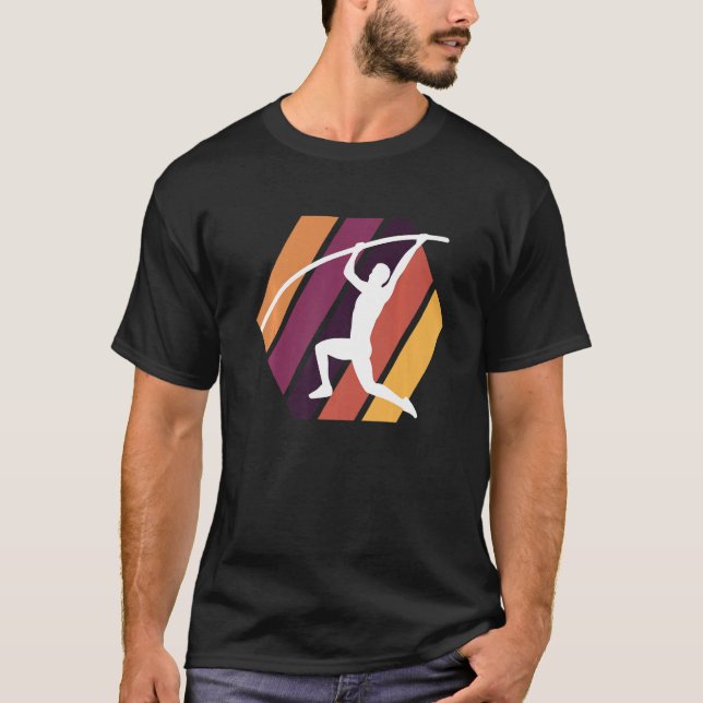 Vaulting Pole Vaulter Pole Vault T Shirt (Framsida)