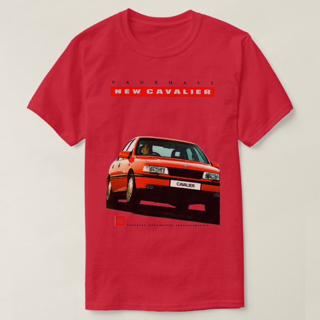 VAUXHALL CAVALIER T SHIRT (Design framsida)