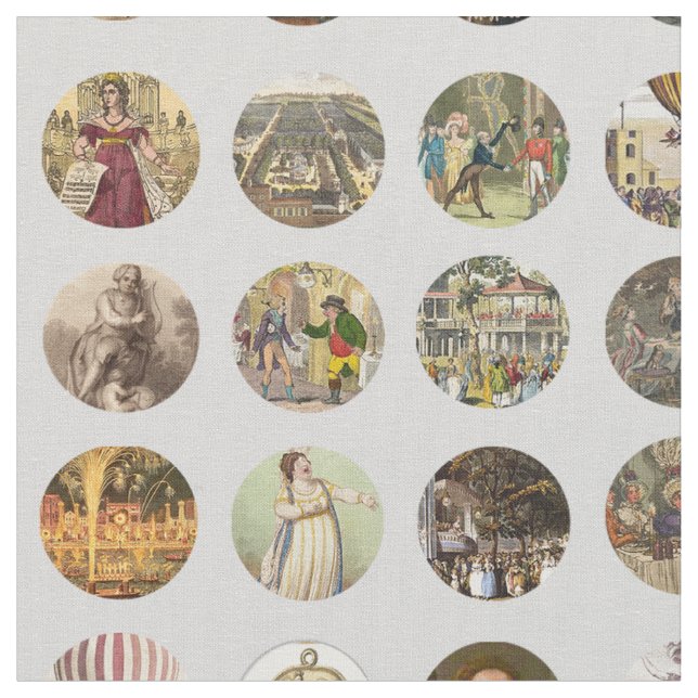 Vauxhall Circles Fabric Tyg (Närbild)