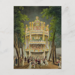 Vauxhall-trädgårdar, 1808 vykort