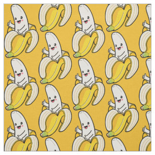 Väv av Cute Banana anpassningsbar färg Tyg
