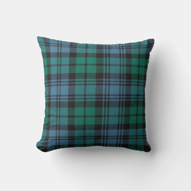 Väv av tartan mönster Campbell Dekorativ kudde (Framsida)