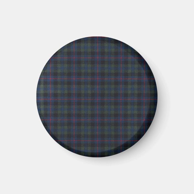  Väv av tartan mönster Campbell Magnet (Framsidan)