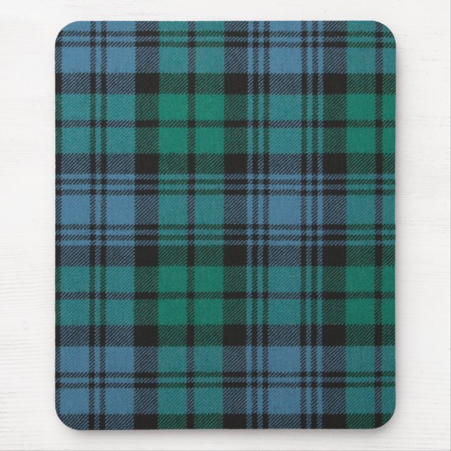 Väv av tartan mönster Campbell Mousepad Musmatta (Framsidan)