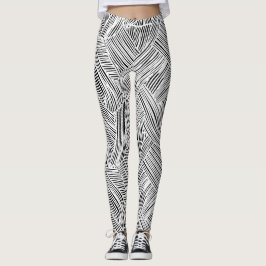 Väv mönster design konst leggings