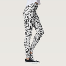Väv mönster design konst leggings