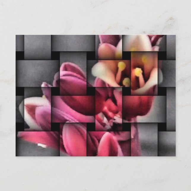 väva mig ett blomster vykort (Framsida)