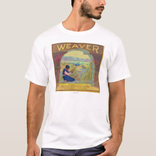 Vävare orange LabelPiru, CA Tee Shirt