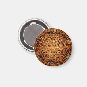 Vävd Basket Detail Magnet