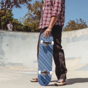 Vävd design i Blue HAMbWG Skateboard