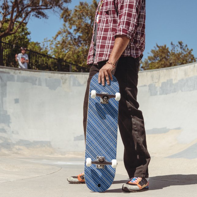 Vävd design i Blue HAMbWG Skateboard (Utomhus 2)