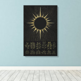 Vävd solenergi finkonst canvas