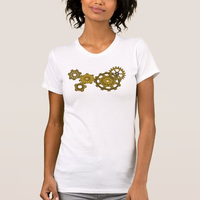 Vävda Clockwork Women's Light Shirt Tee Shirt (Framsida)