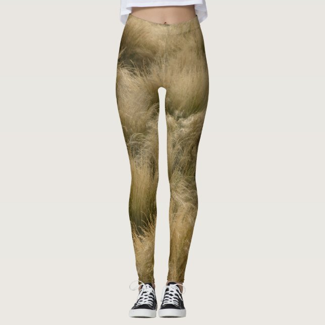 Vävda gräs som är legerade leggings (Framsida)