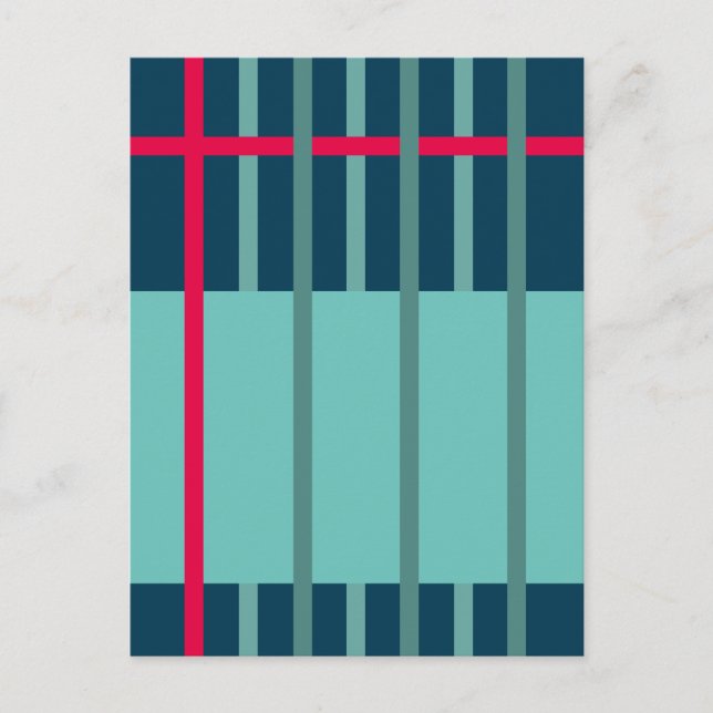 Vävda Randar 1 Vykort (Framsida)