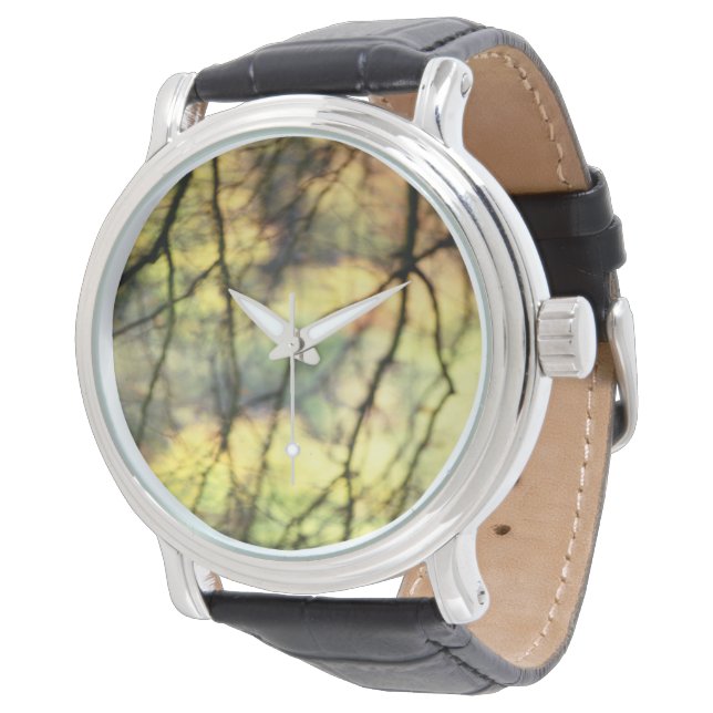 Vävda träd armbandsur (Vinklad)