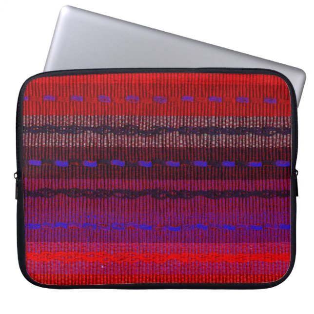 Vävde musikband laptop sleeve (Framsidan)