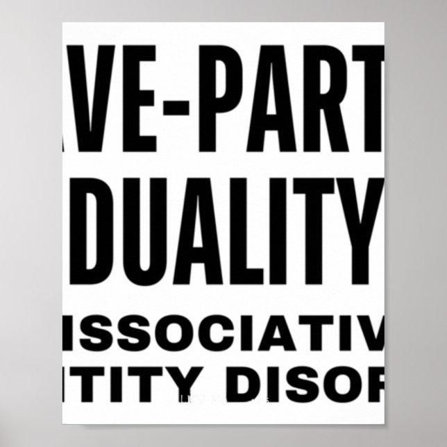 Vave-partikel-dubbelsidighet inom fysik är en diss poster (Framsidan)