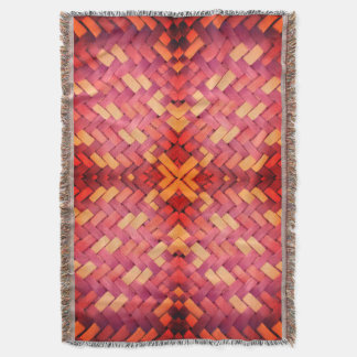 Vaved Harmony Mönster Throw Blanket Filt