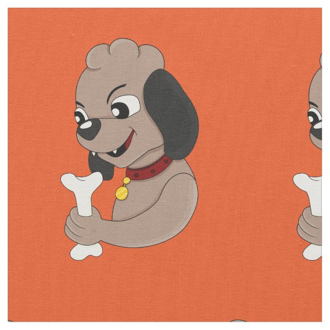 Vävnad av hund av kavaj tyg (Närbild)